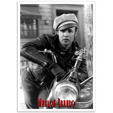 Hollywood Photographic Poster - Marlon Brando - The Wild One